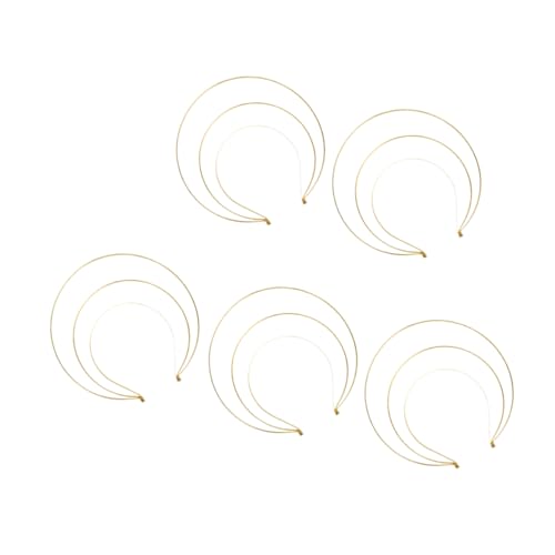 SHERCHPRY 5 Stück Teiliges Goddess Crown Dreilagiges Robustes Haarreif Accessoire für Damen und Mädchen Vielseitig für Hochzeiten Partys Brautstyling und Cosplay Geeignet von SHERCHPRY