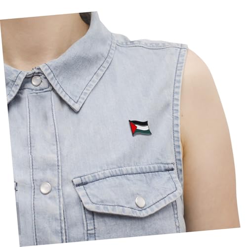 SHERCHPRY 5 Stück Teiliges Set Palästina Broschen aus Zinklegierung Metall Einzigartige Anstecknadeln für Kleidung Taschen und Accessoires Modische Reverspins zur Unterstützung und Feier von SHERCHPRY