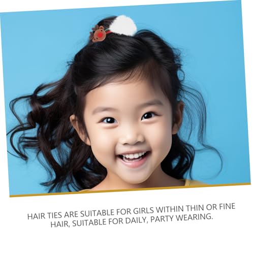 SHERCHPRY 5 Stück Weihnachts Haargummis aus Samt Elastische Ponytail Halter für Mädchen Festliche Xmas Haarbänder mit Weihnachtsbaum Strapazierfähig und Vielseitig für Party und Alltag von SHERCHPRY