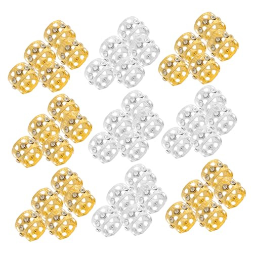 SHERCHPRY 50 Stück Haarmanschetten Band schmuck zum flechten von haaren Haarperlen für Zöpfe Haargriffe Styling Haarringe für Zöpfe geflochtene Haaranhänger Flechtschmuck Haar Charme Eisen SHERCHPRY 50 Stück Haarmanschetten Band schmuck zum flechten von haaren Haarperlen für Zöpfe Haargriffe Styling Haarringe für Zöpfe geflochtene Haaranhänger Flechtschmuck Haar Charme Eisen von SHERCHPRY
