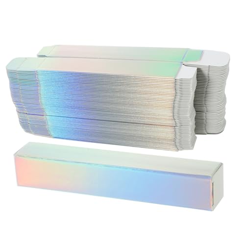 SHERCHPRY 50 Stück Lippenstift Verpackungsboxen aus Papier Leichte Lipgloss Geschenkverpackungen Schützende Aufbewahrung für Lippenstift Lipgloss Lippenbalsam zum DIY Verpacken von SHERCHPRY