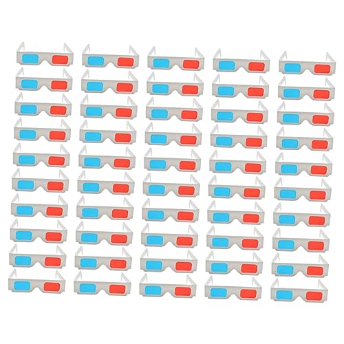 SHERCHPRY 50 Stück Teiliges Anaglyph Papierbrillen Blau Pappbrillen für Filme Videos Spiele und Dvds Modisch Tragbar Geeignet für Erwachsene Leicht zu Transportieren SHERCHPRY 50 Stück Teiliges Anaglyph Papierbrillen Blau Pappbrillen für Filme Videos Spiele und Dvds Modisch Tragbar Geeignet für Erwachsene Leicht zu Transportieren von SHERCHPRY