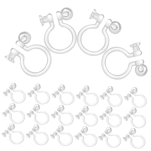 SHERCHPRY 50stücke Diy Ohrclips Zum Basteln Aus Kunststoff Dekorative Ohrringe Zum Selbermachen Ohrring Zubehör Ohrringe Ohne Piercing Zum Selbermachen von SHERCHPRY