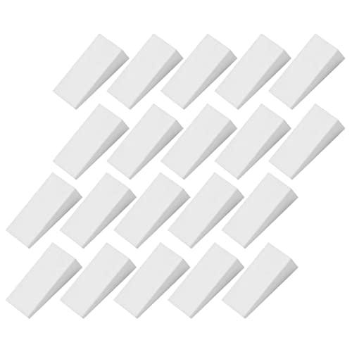 SHERCHPRY 50stücke Make-up Schwämme Für Gesicht Und Foundation Pulverschwamm Und Keilquaste Für Kompaktpuder Und Lidschatten Trocken Und Nass Anwendbar von SHERCHPRY