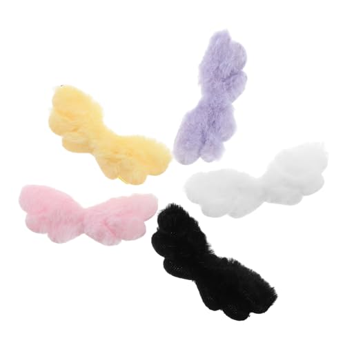 SHERCHPRY 5stücke Cartoon Haarclips Mit Flügeln Design Rutschfeste Haarnadel-clips Aus Plüsch Süße Haarspangen Für Junge Mädchen Und Mädchen Accessoires Für Cosplay Und von SHERCHPRY