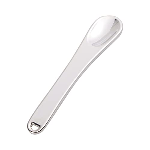 SHERCHPRY 5stücke Mini Makeup Spatel Metallspatel Gesichtsmaske Augencreme Und Hautpflege Mischen Und Auftragen Von Lotionen Und Cremes Praktisch Und Wiederverwendbar Silber von SHERCHPRY