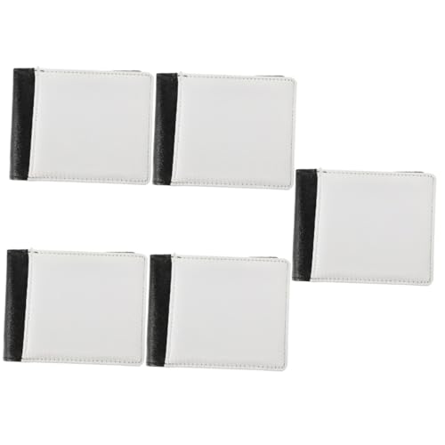 SHERCHPRY 5stücke Sublimation Wallet Blank Wallet Aus Pu-Leder Für Geld Und Karten Tragbarer Kreditkartenhalter Perfektes Zum Vatertag Für Unterwegs Alltag von SHERCHPRY