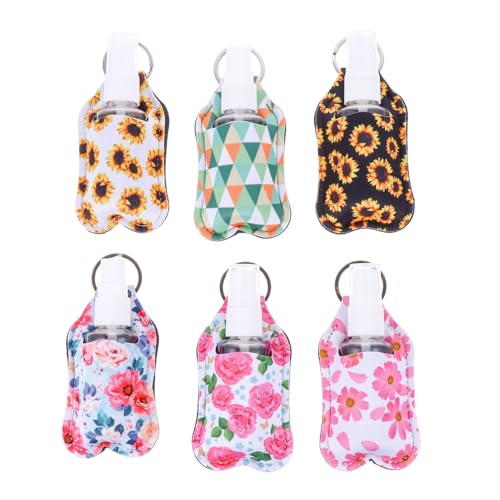 SHERCHPRY 6 Sätze Nachfüllbare Flaschen mit Schlüsselanhänger und Flaschenhülle Leere Flaschen für Handseife Ätherische Öle und Kosmetiklösungen für Männer SHERCHPRY 6 Sätze Nachfüllbare Flaschen mit Schlüsselanhänger und Flaschenhülle Leere Flaschen für Handseife Ätherische Öle und Kosmetiklösungen für Männer von SHERCHPRY