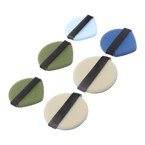 SHERCHPRY 6 Stück Luftpolsterpuff Stiftung Schwämme Gesicht Kissen Pulver real Make-up-Puff geschmeidige Puderquasten Make-up-Schwamm Puff für Frauen Schönheits-Puff Hydrophiles Polyurethan von SHERCHPRY