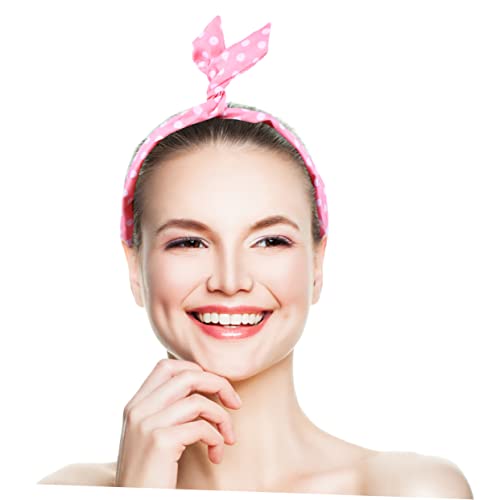 SHERCHPRY 6 Stück Retro Bowknot Haarband Teiliges Haarschmuck für Vielseitig Einsetzbar für Make Up Dusche und Gesichtspflege Zufälligen Farben Zufällige Farbe von SHERCHPRY