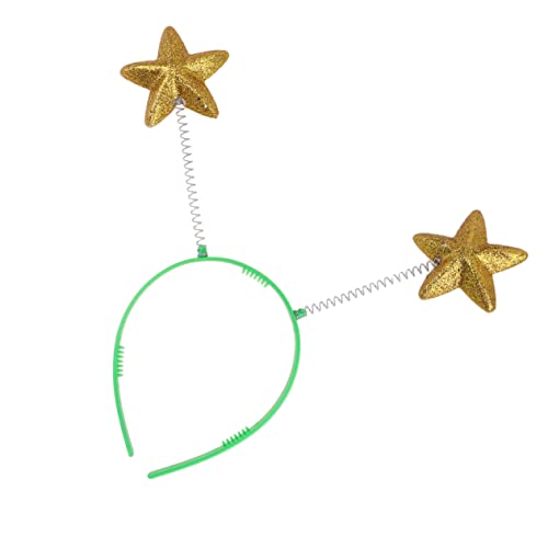 SHERCHPRY 6 Stück Schaumstoff-Stirnband Frühlingshaarbänder Partykostüm Glitzer-Haarbänder Haarbänder für Gelb von SHERCHPRY
