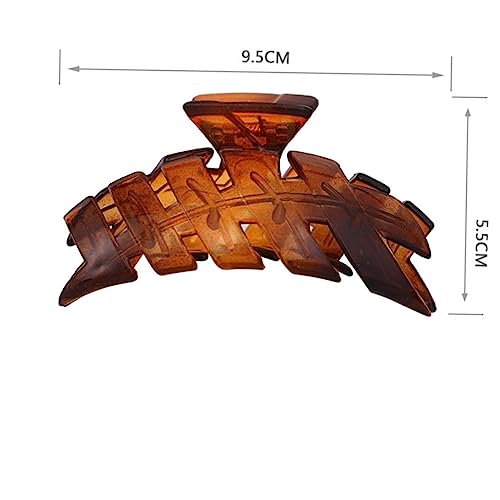 SHERCHPRY 6 Stück Teiliges Große Damen Haarklammern aus Robustem Kunststoff Fischgrätenförmige Haarkrallen mit Rutschfestem Design für Dickes und Dünnes Haar Schonend und Langlebig SHERCHPRY 6 Stück Teiliges Große Damen Haarklammern aus Robustem Kunststoff Fischgrätenförmige Haarkrallen mit Rutschfestem Design für Dickes und Dünnes Haar Schonend und Langlebig von SHERCHPRY