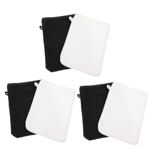 SHERCHPRY 6 Stück Teiliges Make Up Entferner Handschuhe Sanfte Gesichtsreinigungstools für Badezimmer Beauty Routine für Gründliche und Bequeme von SHERCHPRY