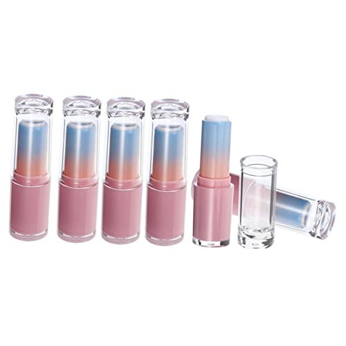 SHERCHPRY 6 Stück Transparente Lippenstiftrohre Aus Hochwertigem Kunststoff Leere Diy Lip Balm Behälter Einfach Zu Reinigen Und Nachzufüllen von SHERCHPRY