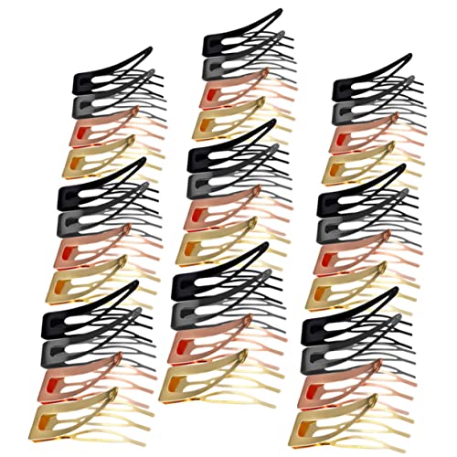 SHERCHPRY 60stücke Metall Snap Haarclips Haarspangen Snap Zubehör Für Damen Mädchen Haar Styling Mit Druckknopf Für Alltagsfrisuren von SHERCHPRY