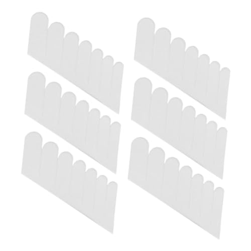 SHERCHPRY 6Blätter Selbstklebende Seiden Nagelfolie Nagelverstärkungsfolie für Splitternägel Schützender Nailart Patch Eleganter Nagelschutz für Nagelpflegebedürfnisse von SHERCHPRY