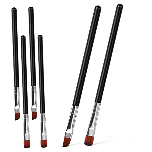 SHERCHPRY 6stücke Augenbrauenbürste Abgewinkelt Für Mischen Lidschatten Eyeliner Reise-make-up Kosmetikbedarf Pinsel Fein Augenbrauenpinsel Make-up von SHERCHPRY