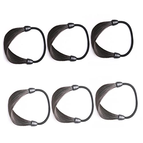 SHERCHPRY 6stücke Pferdeschwanz-haarbänder Haargummis Für Frauen Elastische Haarbänder Pferdeschwanzhalter Haarseil Haar-accessoire Für Mädchen Haargummis Für Perücken Haarschmuck Für Frauen von SHERCHPRY