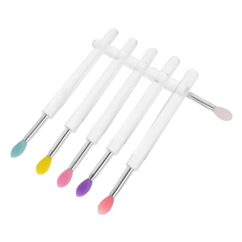 SHERCHPRY 6stücke Silikon Lippenstiftpinsel Make-up-applikator Für Lippenstift Lipgloss Lidschatten Wiederverwendbare Kosmetikpinsel Pinsel Aus Hautfreundlichem Material SHERCHPRY 6stücke Silikon Lippenstiftpinsel Make-up-applikator Für Lippenstift Lipgloss Lidschatten Wiederverwendbare Kosmetikpinsel Pinsel Aus Hautfreundlichem Material von SHERCHPRY