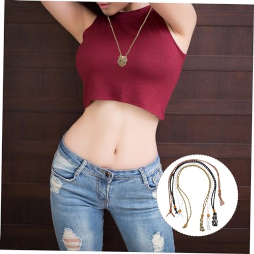 SHERCHPRY 8 Stück Teiliges Kristallsteinhalter Halskette Handgewebte Verstellbare Netzkäfige für Edelsteine Natürliche Steinanhänger Schmuck für Damen und Herren Vielseitig und Stilvoll von SHERCHPRY