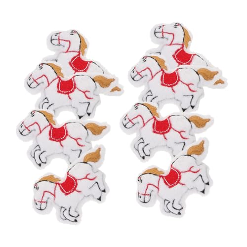 SHERCHPRY 8stücke Plüsch Pferd Anhänger Stofftier Broschen Diy Material Für Hänge Dekorationen Ohne Rückseite Zum Basteln Von Accessoires von SHERCHPRY