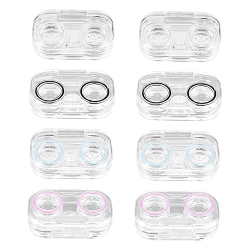 SHERCHPRY 8 Stück Tragbare Linsenbehälter Transparente Linsenbox Mit Versiegelung Für Kontaktlinsen Leicht Und Kompakt Für Reisen Und Alltag Geeignet Für Männer Und Frauen SHERCHPRY 8 Stück Tragbare Linsenbehälter Transparente Linsenbox Mit Versiegelung Für Kontaktlinsen Leicht Und Kompakt Für Reisen Und Alltag Geeignet Für Männer Und Frauen von SHERCHPRY