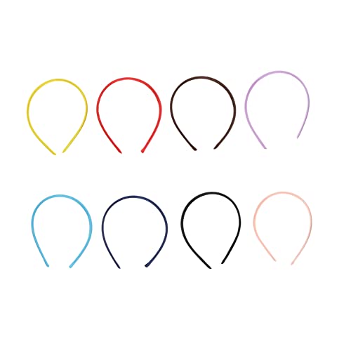 SHERCHPRY 8stücke Junge Mädchen Haarreif Aus Einfache Haarbänder Für Mädchen Kopfschmuck Zum Umwickeln Gemischte Farben Passend Für Party Und Kostüme von SHERCHPRY