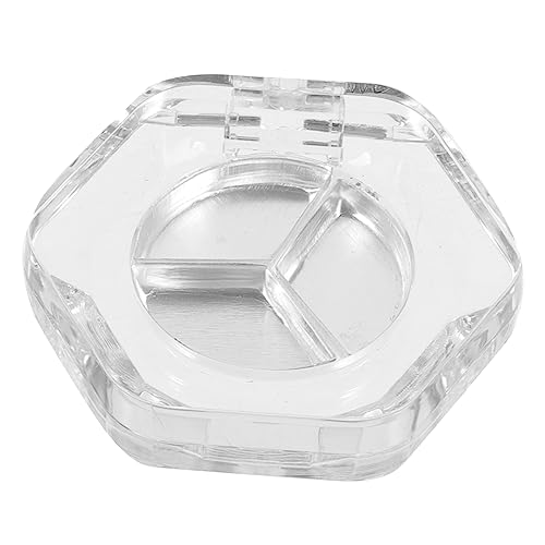 SHERCHPRY 8stücke Leerer Kosmetikbehälter Hexagon Lidschattenpfännchen Make-up-organizer Für Reisen Arbeit Und Einkaufen Zum Verstauen Von Highlightern Und Anderen Kosmetikprodukten von SHERCHPRY