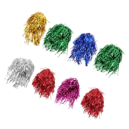 SHERCHPRY 8stücke Perücke Für Frauen Bunte Haarperücke Party Accessoire Cosplay Kostüm Schillernd Mit Glitzer Weihnachtsdekoration Metallisch Lamettiert Erwachsene Requisite Leicht Und von SHERCHPRY