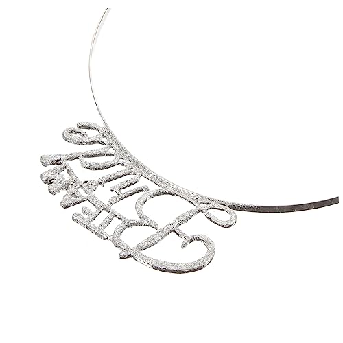 SHERCHPRY 9 Stck. Teiliges Silbernes Metall Haarreifen für Single Party Rutschfester Haarreifen als Damen Accessoire für Junggesellinnenabschied und Team Bride Events von SHERCHPRY