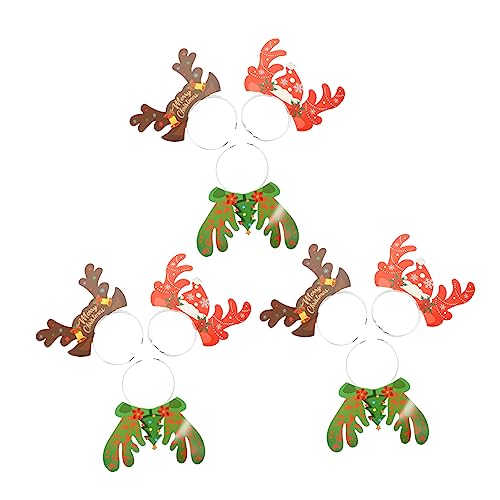 SHERCHPRY 9stücke Teiliges Weihnachts- -haarband Antler Haarschmuck Für Festliche Kostüme Und Partys Leicht Und Für Und Weihnachtsdekoration von SHERCHPRY