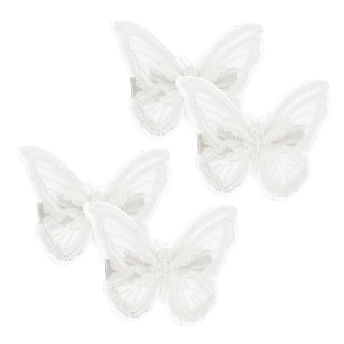 SHERCHPRY 9paare Schmetterlingsclip Mit Stickerei Und Spitze Haarnadeln Im Schmetterlingsstil Schleifen Clip Für Mädchen Schmetterling Haarspange Zum Flechten Und Locken von SHERCHPRY
