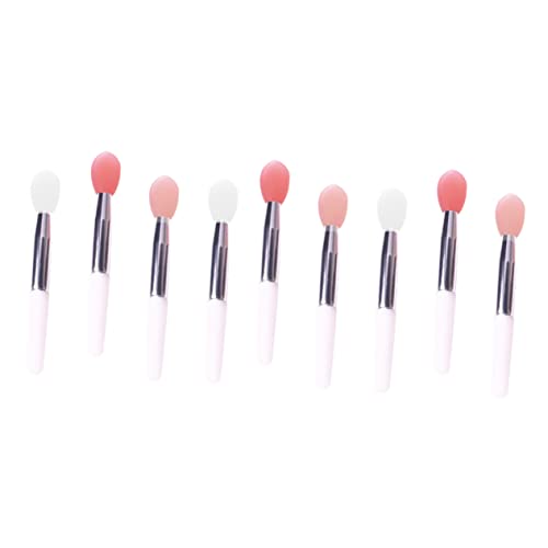 SHERCHPRY 9stücke Silikon Lippenpinsel Für Make-up Lippenstift-applikatoren Professionelle Lippenpinsel Für Frauen Kosmetische Zum Auftragen Von Lippenstift Und Lippenkonturen von SHERCHPRY