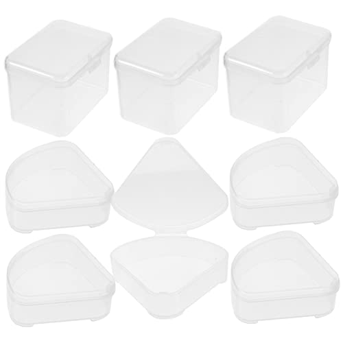 SHERCHPRY 9stücke Teiliges Tragbarer Kosmetik-ei-organizer Kunststoff Für Make-up-schwämme Und Puderquasten Für Und Zuhause von SHERCHPRY