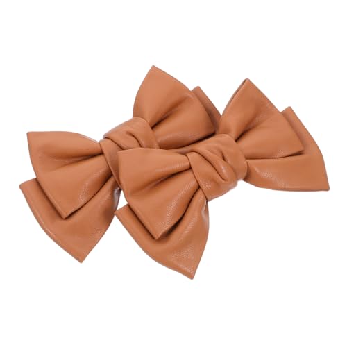 SHERCHPRY Abnehmbare Schleifen Schuhclips aus Pu-material Leichte Dekorative High Heel Schuhverzierung für Damen Vielseitig Einsetzbar für Schuhe Taschen und Kleidung Elegante von SHERCHPRY