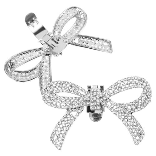 SHERCHPRY Abnehmbare Strass Schuhclips mit Schleifen Design Schuhdekorationen für High Heels und Sneaker Leichte Metall Schmuckstücke für Damen und Mädchen Vielseitig Einsetzbar von SHERCHPRY