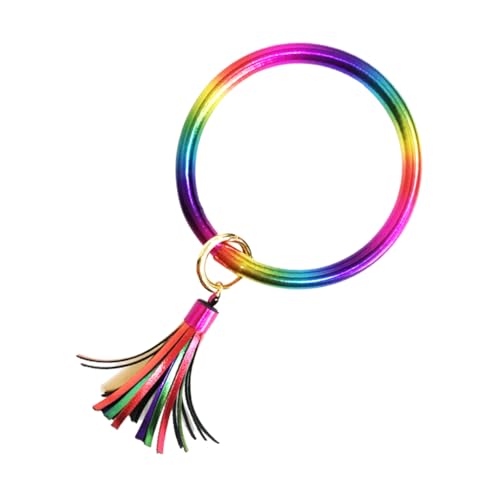 SHERCHPRY Armbänder Für Frauen Lederarmbänder Für Damen Regenbogen-armbänder Trendige Accessoires Armband Für Frauen Einhandzwinge Quaste Zubehör von SHERCHPRY