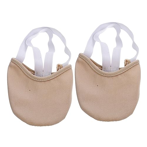 SHERCHPRY Atmungsaktive Halbe Tanzsocken mit Rutschfester Sohle für Frauen und Mädchen Ballettgeeignet Elastisch Hautfarben XL für Indoor Tanz und Choreinsatz Zufällige Farbe von SHERCHPRY