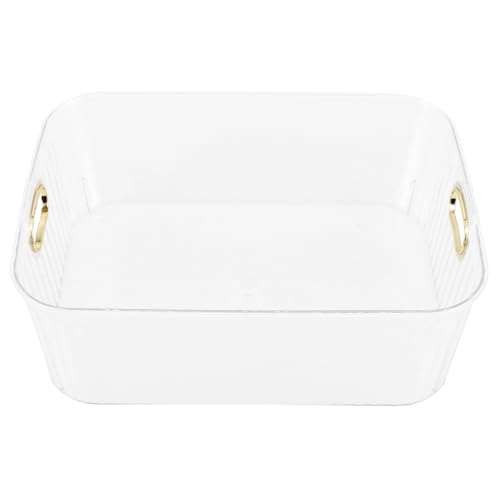 SHERCHPRY Aufbewahrungsbox Organizer Schreibtisch Make Up Halter Kleinteilebehälter Mini Toilettenartikelbehälter Kosmetiktablett Dekoration Schreibtisch Behälter von SHERCHPRY