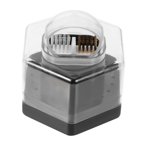 SHERCHPRY Aufbewahrungshalter für Nagelbohrer Transparente Organizer Box mit Reinigungsbürste für Nagelbohrer für Ordentliche Nagelpflege und Maniküre Praktische Lösung von SHERCHPRY