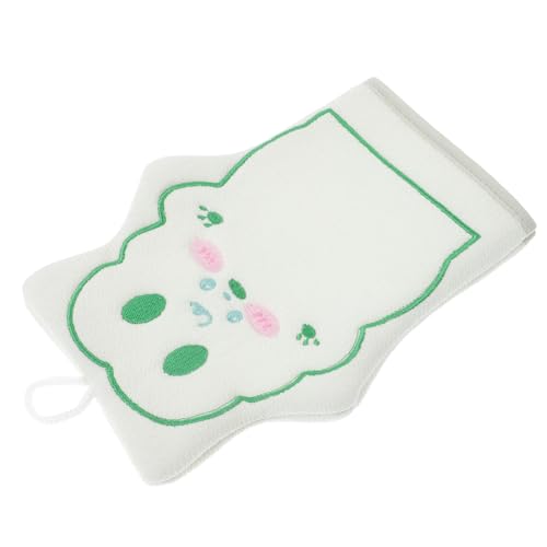 SHERCHPRY Badetuch Duschhandschuhe Hautpeeling Peeling-Handschuh Peelingfäustlinge zum Body Scrub Shoste Fäustlinge Dusch Badehandschuhe Hautscheuerhandschuh Hautwäscher Stoff Hellgrün von SHERCHPRY