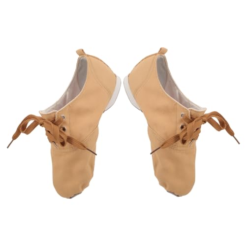 SHERCHPRY Ballettschuhe Damen Canvas Bequem rutschfest Ballettschläppchen mit Gummisohle für Teenager Mädchen Ballett Training Jazz Tanz Schuhe Niedrig Geschnitten von SHERCHPRY