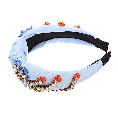 SHERCHPRY Barockes Haarband mit Strass Vintage Haarschmuck für Damen Headband für Partys Hochzeiten und Alltag Stilvolles Haaraccessoire Blau SHERCHPRY Barockes Haarband mit Strass Vintage Haarschmuck für Damen Headband für Partys Hochzeiten und Alltag Stilvolles Haaraccessoire Blau von SHERCHPRY