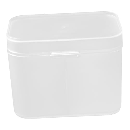 SHERCHPRY Baumwollbox Baumwollblock Halter Spender bh bügellos halterung verteiler Wattepads Baumwoll -Tupferbehälter runder Behälter aus Baumwolle Transparent von SHERCHPRY