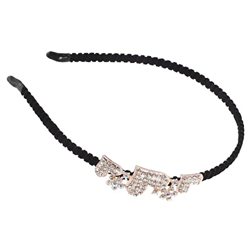 SHERCHPRY Strass Stirnband Rutschfest Kopfschmuck Modisch Haarband Für Damen Und Mädchen Hochzeit Party Schmuck Stirnband Mit Strass- von SHERCHPRY
