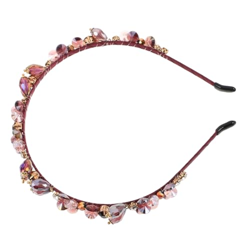SHERCHPRY Glitzer-stirnband Mit Glitzer-verzierung Haarbänder Im Barock-stil Für Hochzeit Und Party Edle Haarreifen-accessoires Für Besondere Anlässe von SHERCHPRY