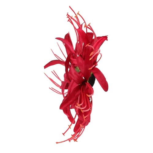 SHERCHPRY Blumen Haarspange Blume Geformt Haarspange Für Mädchen Party Haar Accessoire Blumen Haar Clip von SHERCHPRY