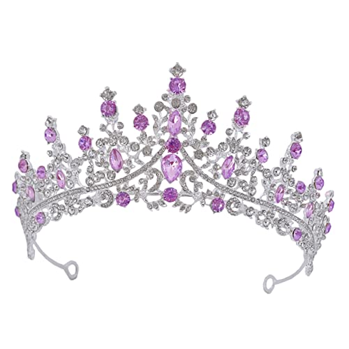 SHERCHPRY Braut Tiara Krone Haarschmuck für Hochzeit Hochzeitsfrisur Leichtes und Komfortables Design für Brautjungfern und Partys von SHERCHPRY