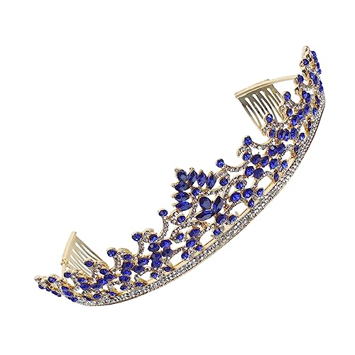 SHERCHPRY Brautkrone Brautjungfer hochzeit braut Braut- Party Hochzeit für die Braut Zu zarte Kronen für Frauen hochzeit kopfschmuck Krone für Frauen Strasskrone für die Braut Legierung Blau SHERCHPRY Brautkrone Brautjungfer hochzeit braut Braut- Party Hochzeit für die Braut Zu zarte Kronen für Frauen hochzeit kopfschmuck Krone für Frauen Strasskrone für die Braut Legierung Blau von SHERCHPRY