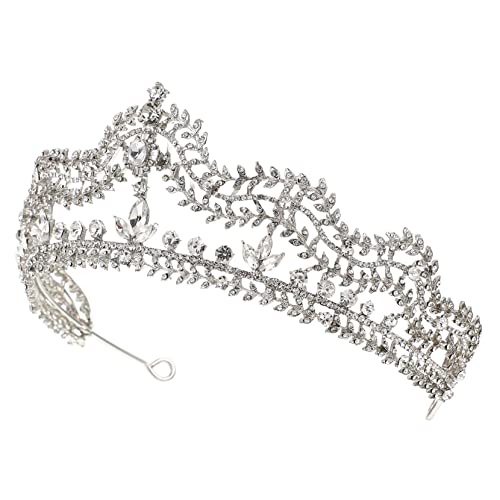 SHERCHPRY Bridal Rhinestone Tiara für Krone für Hochzeiten Partys und Fotoshootings mit Funkelndem Design und Einfacher Handhabung Braut oder Brautjungfernaccessoire von SHERCHPRY